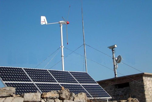 aus dem Netz Wind Solar Hybrid Power System für den Heimgebrauch
